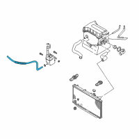 OEM 2003 Kia Spectra Hose Assembly-Sub Tank Diagram - 0K2N115380A