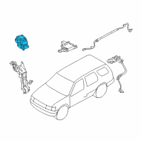 OEM 2000 Nissan Pathfinder Abs Pump Modulator Accumulator Diagram - 47660-2W666