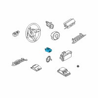 OEM 2005 BMW X5 Control Electronics, Seat Occupancy Diagram - 65-77-6-927-500