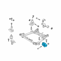 OEM 2006 Kia Sedona Bracket-Transmission Mounting Diagram - 218304D500