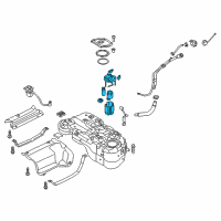 OEM 2018 Kia Sportage Fuel Pump Assembly Diagram - 31120D3500