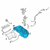 OEM 2021 Kia Sportage Fuel Tank Assembly Diagram - 31150D3550