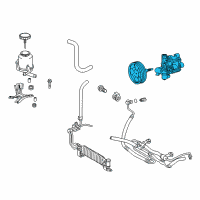 OEM 2019 Lexus LX570 Pump Assy, Vane Diagram - 44310-60631