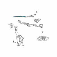 OEM 2008 Dodge Charger Blade-Front WIPER Diagram - 68015148AA