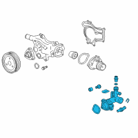 OEM 2020 Chevrolet Trax Water Outlet Diagram - 25193922