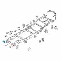 OEM Nissan Titan XD Bracket-Cab Mounting, 1ST Diagram - K5110-EZ1AA