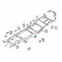 OEM Nissan Titan XD Bracket-Cab Mounting, 3RD. Diagram - 95132-7S230