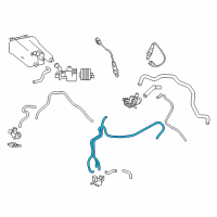 OEM 2021 Toyota Camry Vacuum Hose Diagram - 90999-92004