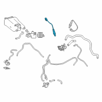 OEM 2020 Toyota Avalon Front Oxygen Sensor Diagram - 89465-06380