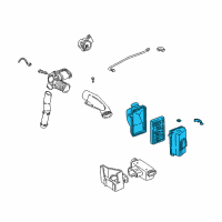 OEM 1997 Chevrolet Camaro Air Cleaner Asm Diagram - 25147156