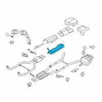 OEM BMW 750i xDrive Right Front Heat Insulation Diagram - 51-48-7-185-202