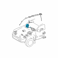 OEM 2000 Toyota Tundra Clock Spring Diagram - 84306-0C010