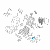 OEM 2012 Nissan Murano Switch Assy-Seat Lumbar Diagram - 87317-1GR1C