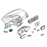 OEM 2017 Ford Focus Headlamp Switch Diagram - GJ5Z-11654-A