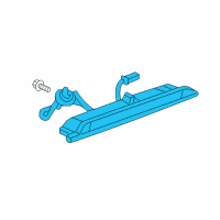 OEM Buick High Mount Lamp Diagram - 95151129