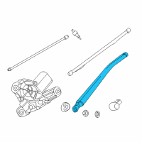 OEM 2014 BMW X1 REAR WINDOW WIPER ARM Diagram - 61-62-9-449-913