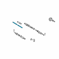 OEM 2006 Nissan Murano Shaft-Front Drive, RH Diagram - 39204-CA000