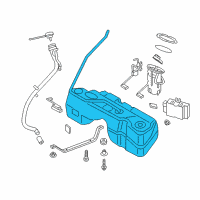 OEM 2016 BMW X3 Plastic Fuel Tank Diagram - 16-11-7-220-745