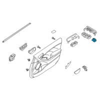 OEM 2017 Kia Forte5 Switch Assembly-Outside Mirror Diagram - 93530A7000