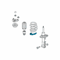 OEM 2020 Toyota Yaris Lower Insulator Diagram - 48158-WB002