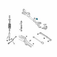 OEM 2008 Jeep Wrangler BUSHING-Control Arm Diagram - 52060138AA