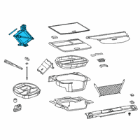 OEM 2016 Jeep Cherokee Jack-Scissors Diagram - 68144076AG