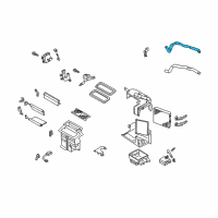 OEM Nissan Maxima Hose-Heater, Inlet Diagram - 92400-2Y900