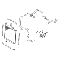 OEM Toyota Camry Lower Insulator Diagram - 16535-0A090