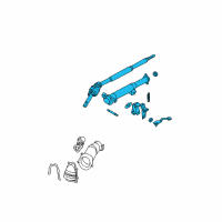 OEM Nissan Maxima Column Assy-Steering, Upper Diagram - 48810-6Y310