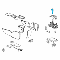 OEM Pontiac Shift Knob Diagram - 15882270