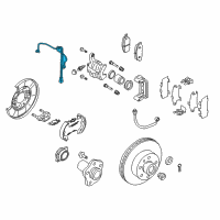 OEM 2004 Infiniti FX45 Sensor Assembly-Anti SKID, Rear Diagram - 47900-CG00A