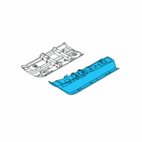 OEM Nissan Kicks Floor-Front, Center Diagram - G4310-5RLMA