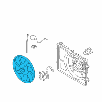 OEM 2020 Kia Rio Fan-Cooling Diagram - 252310U390