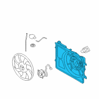 OEM 2020 Kia Rio SHROUD-Radiator Diagram - 25350F9250