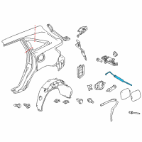 OEM 2017 Acura MDX Cable Diagram - 74411-TZ5-A01