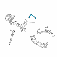 OEM 2004 Lincoln LS Upper Control Arm Diagram - 6W4Z-3084-AA