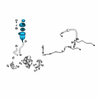 OEM Kia Reservoir Assembly-Power Diagram - 571502F000