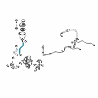 OEM 2008 Kia Spectra5 Hose-Return Diagram - 575352F000