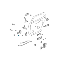 OEM 2000 Cadillac DeVille Check Arm Bolt Diagram - 11517868