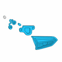 OEM 2019 Buick Envision Back Up Lamp Assembly Diagram - 84543164