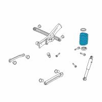 OEM 2013 Cadillac Escalade Coil Spring Diagram - 22811850