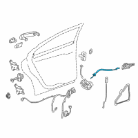 OEM 2016 Buick Verano Lock Cable Diagram - 13281819