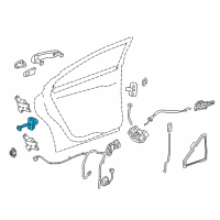 OEM 2017 Buick Verano Door Check Diagram - 13363545