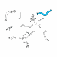 OEM 2019 Kia Forte Hose Assembly-Radiator, U Diagram - 25414M7100