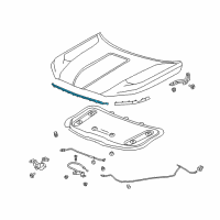 OEM 2018 GMC Terrain Front Weatherstrip Diagram - 84300393