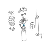 OEM 2019 BMW X1 Spacer Diagram - 37-10-6-864-688