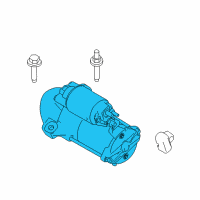 OEM 2016 Ford Taurus Starter Diagram - 8G1Z-11V002-BRM1