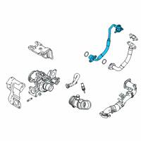 OEM 2021 Jeep Renegade Tube-Oil Feed Diagram - 68440357AA