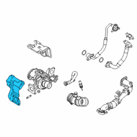 OEM 2020 Jeep Renegade Shield-TURBOCHARGER Diagram - 68439082AA