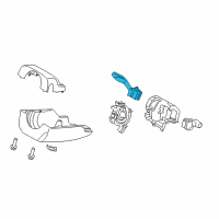 OEM 2017 Lincoln MKZ Signal Switch Diagram - HG9Z-13341-HB